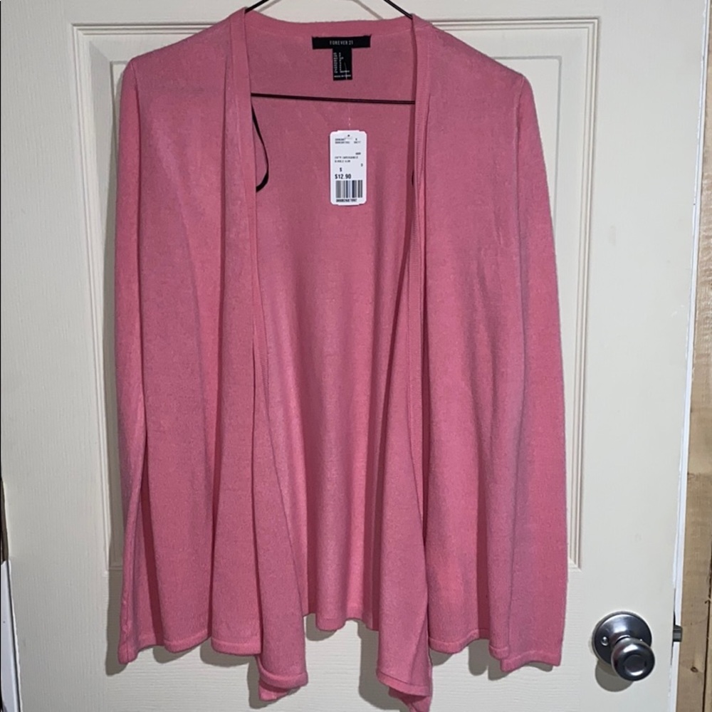 Forever 21 Pink Cardigan NWT